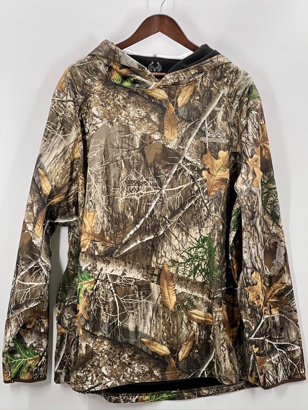 250 Realtree Camo mens Hoodie in Brown and Green